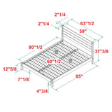 Modern Minimalist Boho Bedframe - Furniture Home Direct