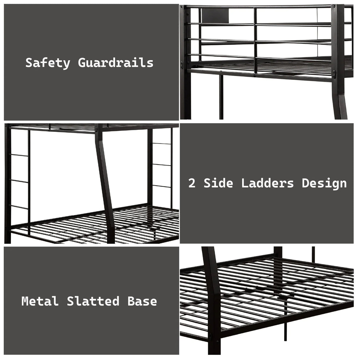 Limbra - Spacious Design Double Bunk Bed - Furniture Home Direct