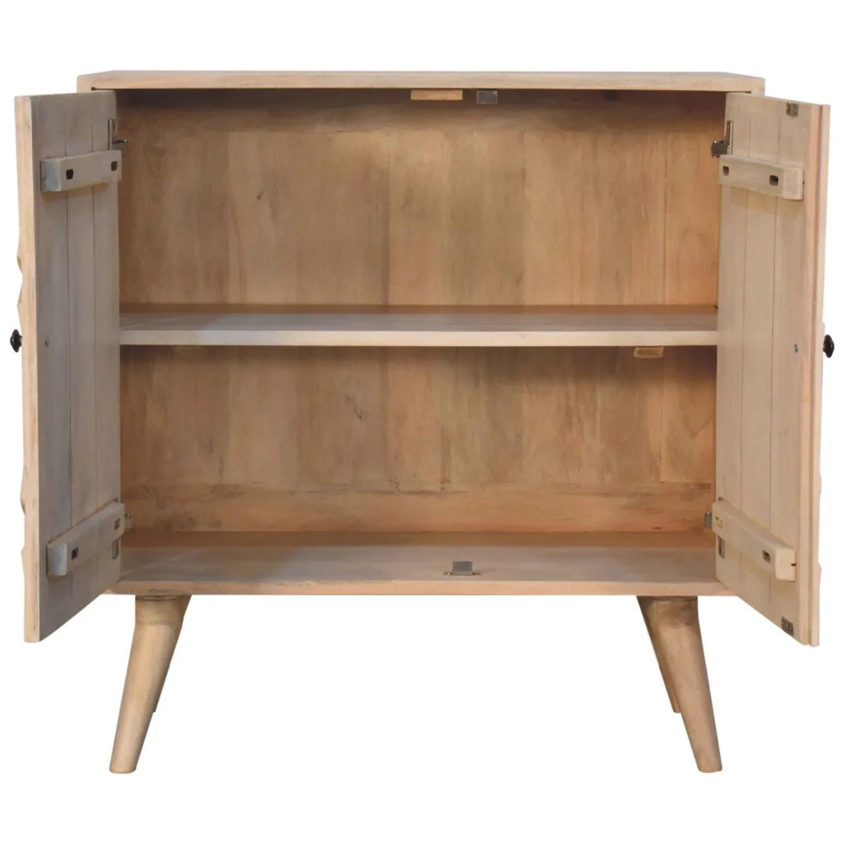 Hourglass Carved Cabinet - Marble - Furniture Home Direct