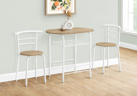 3 Pieces Dining Table Set, Small, Contemporary & Modern - Furniture Home Direct