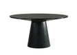Froja - Manufactured Wood Round Dining Table - Black - Furniture Home Direct