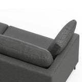 Ava - Mid Century Sofa With Ottoman Set - Furniture Home Direct