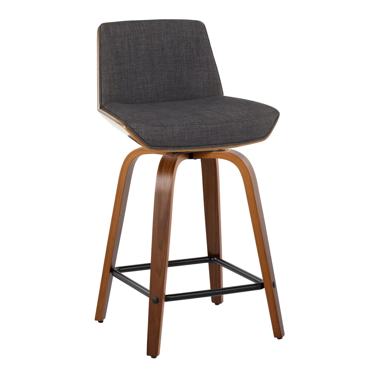 Corazza - Mid Century Modern Counter Stool - Furniture Home Direct