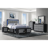Elsa - 2 Toned And Dresser With Bar Handle And Construction - Furniture Home Direct