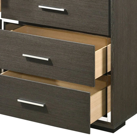 Escher - Dresser - Gray / Oak - Furniture Home Direct