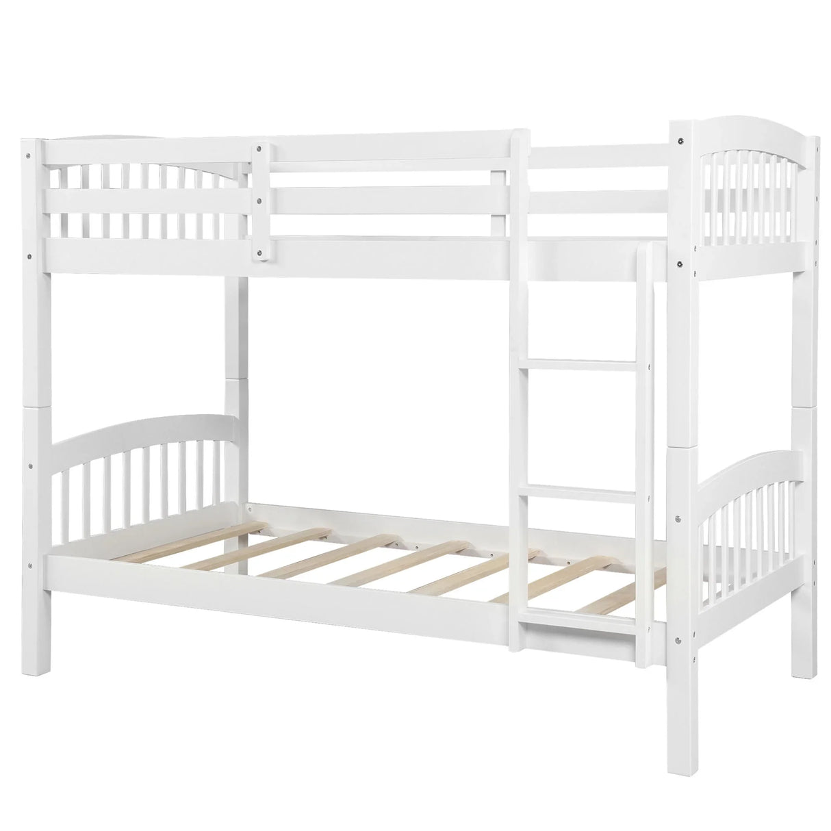Solid Construction Bunk Bed With Ladder - Furniture Home Direct
