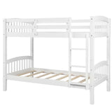 Solid Construction Bunk Bed With Ladder - Furniture Home Direct