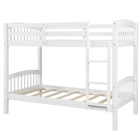 Solid Construction Bunk Bed With Ladder - Furniture Home Direct