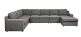 Waylon - Linen Sectional Sofa - Furniture Home Direct