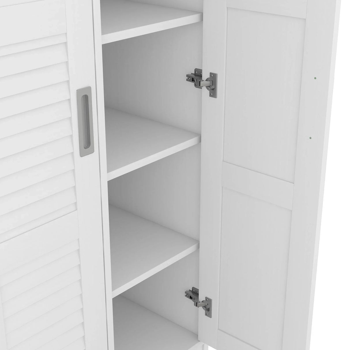 3 Door Shutter Wardrobe & Shelves - Furniture Home Direct