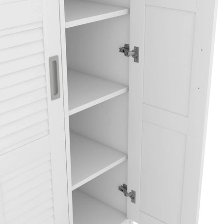 3 Door Shutter Wardrobe & Shelves - Furniture Home Direct