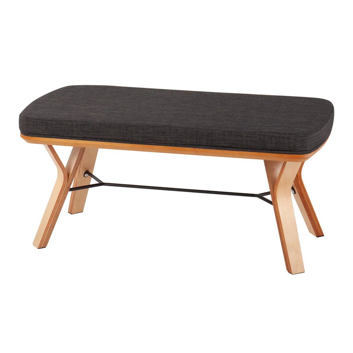 Folia - Mid Century / Modern Bench - Furniture Home Direct