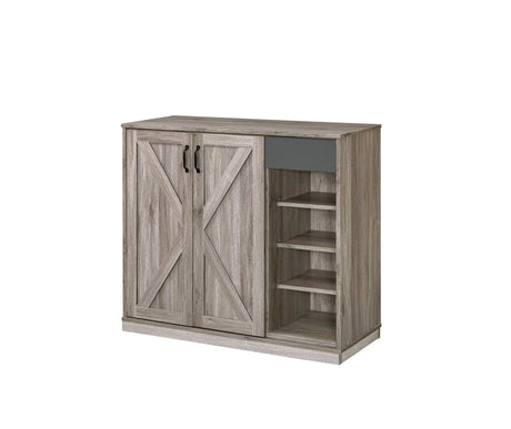 Toski - Shoe Cabinet - Rustic Gray Oak - Furniture Home Direct