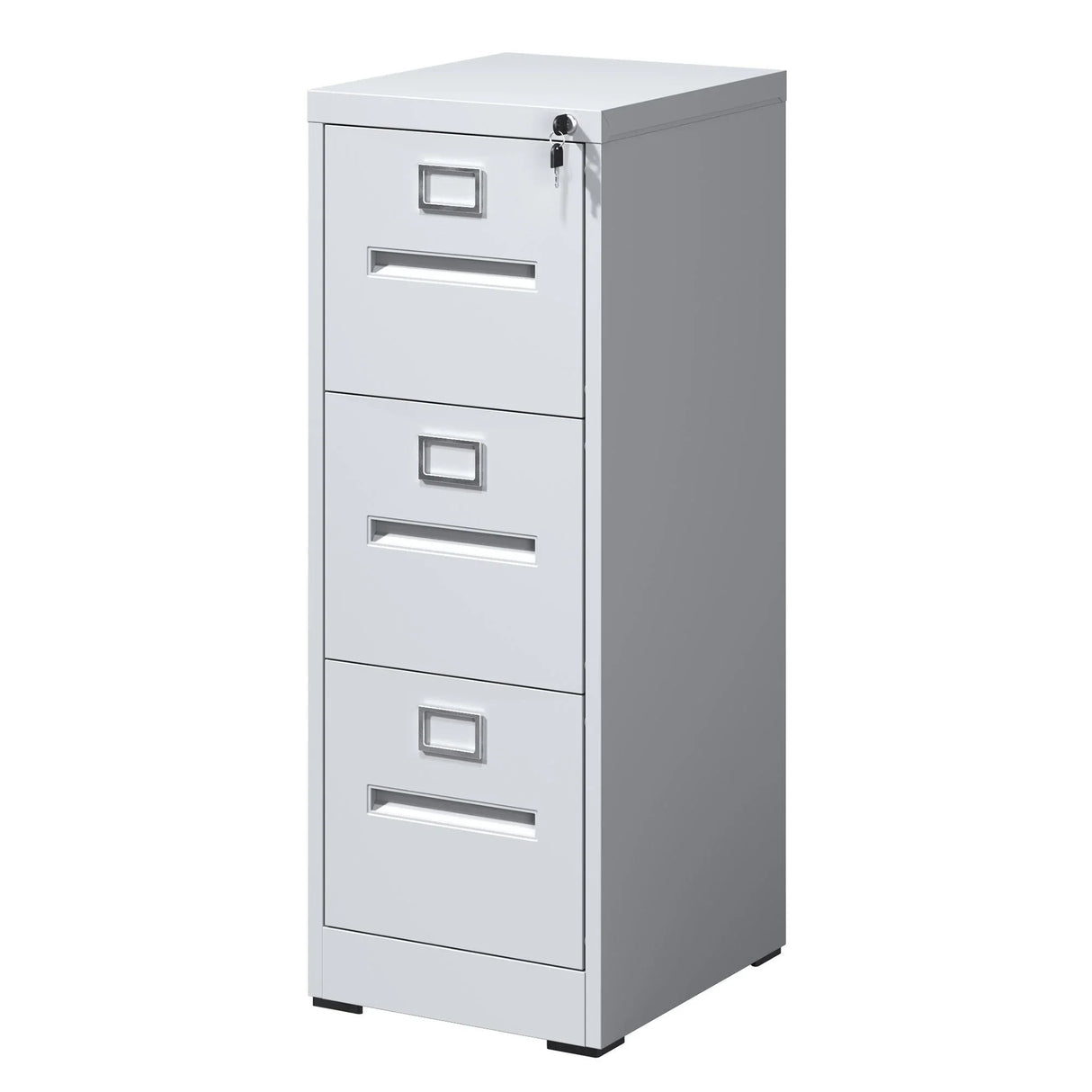 Premium Drawer File Cabinet With Lock, Metal Vertical Design, A4 Legal / Letter Size - Furniture Home Direct