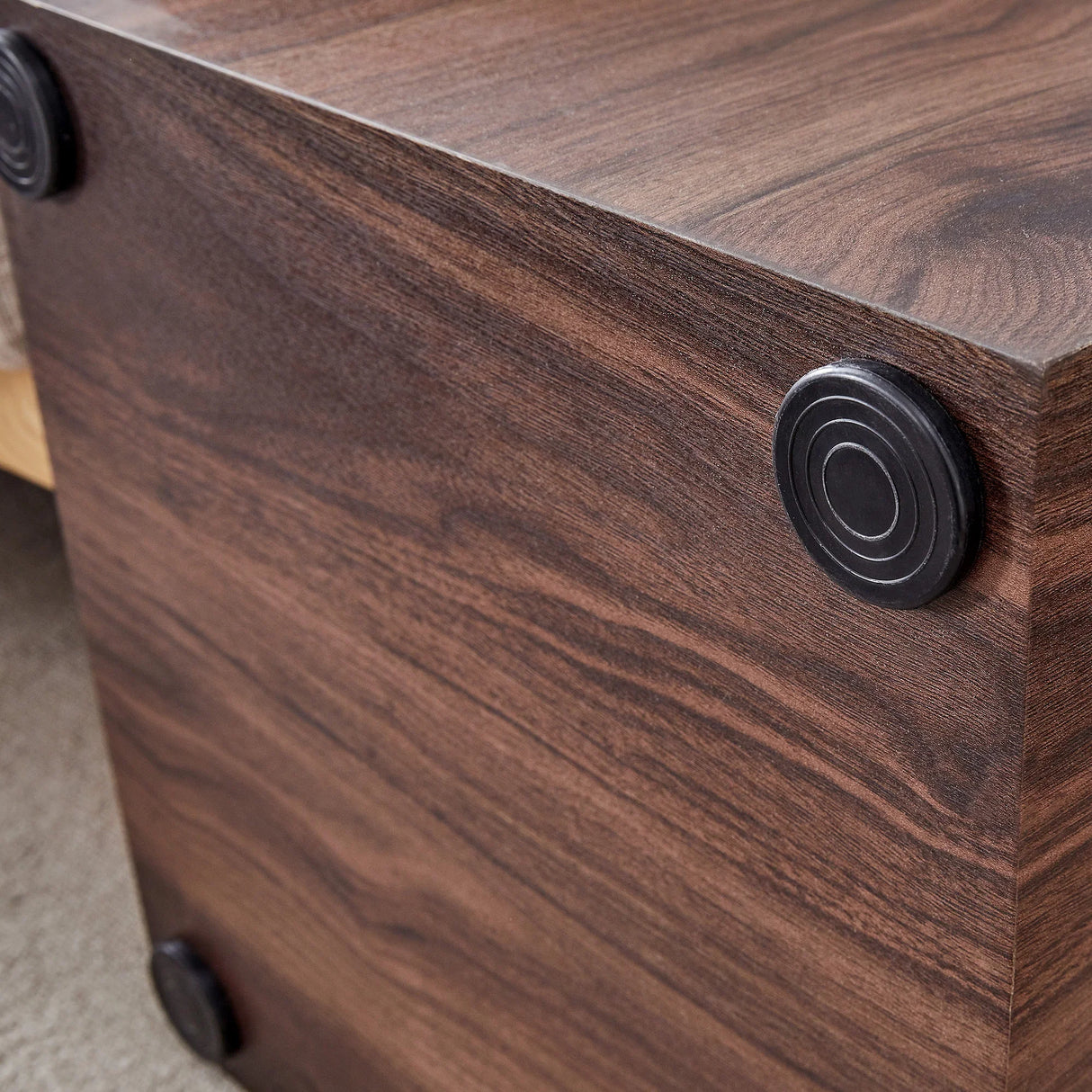 Walnut Wood Grain Coffee Table - Furniture Home Direct