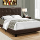 Bed, Upholstered, Frame Only, Transitional - Furniture Home Direct