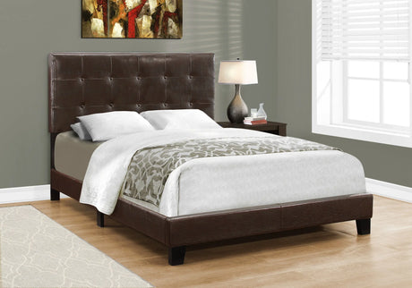 Bed, Upholstered, Frame Only, Transitional - Furniture Home Direct