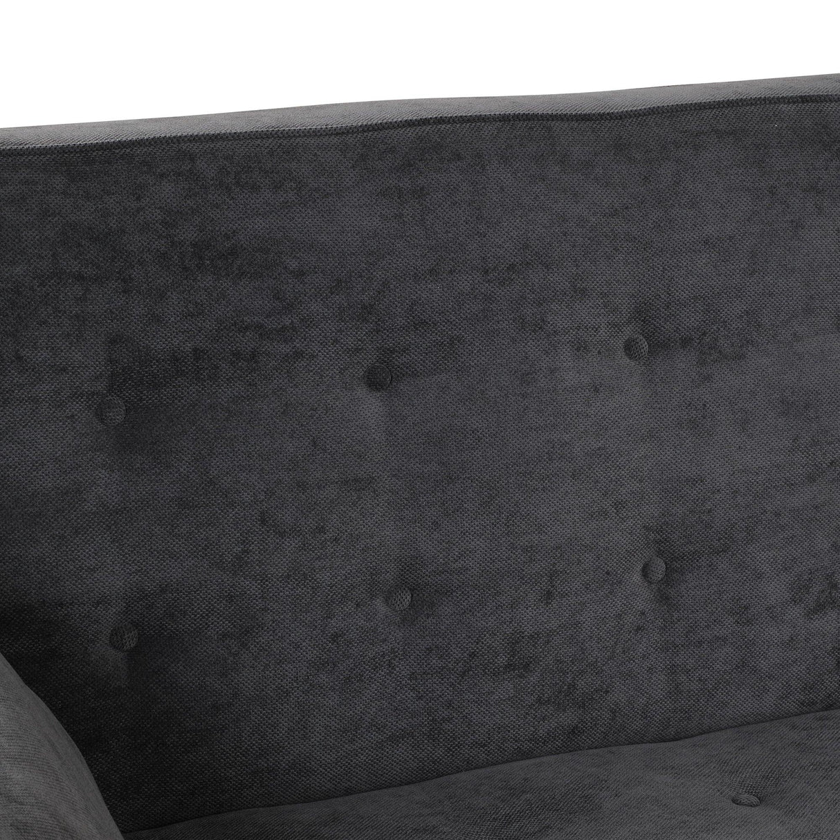 66.5" Upholstered Loveseat With Pull Out Bed, Two Throw Pillows, Dual USB Charging Port and Adjustable Backrest - Black - Furniture Home Direct