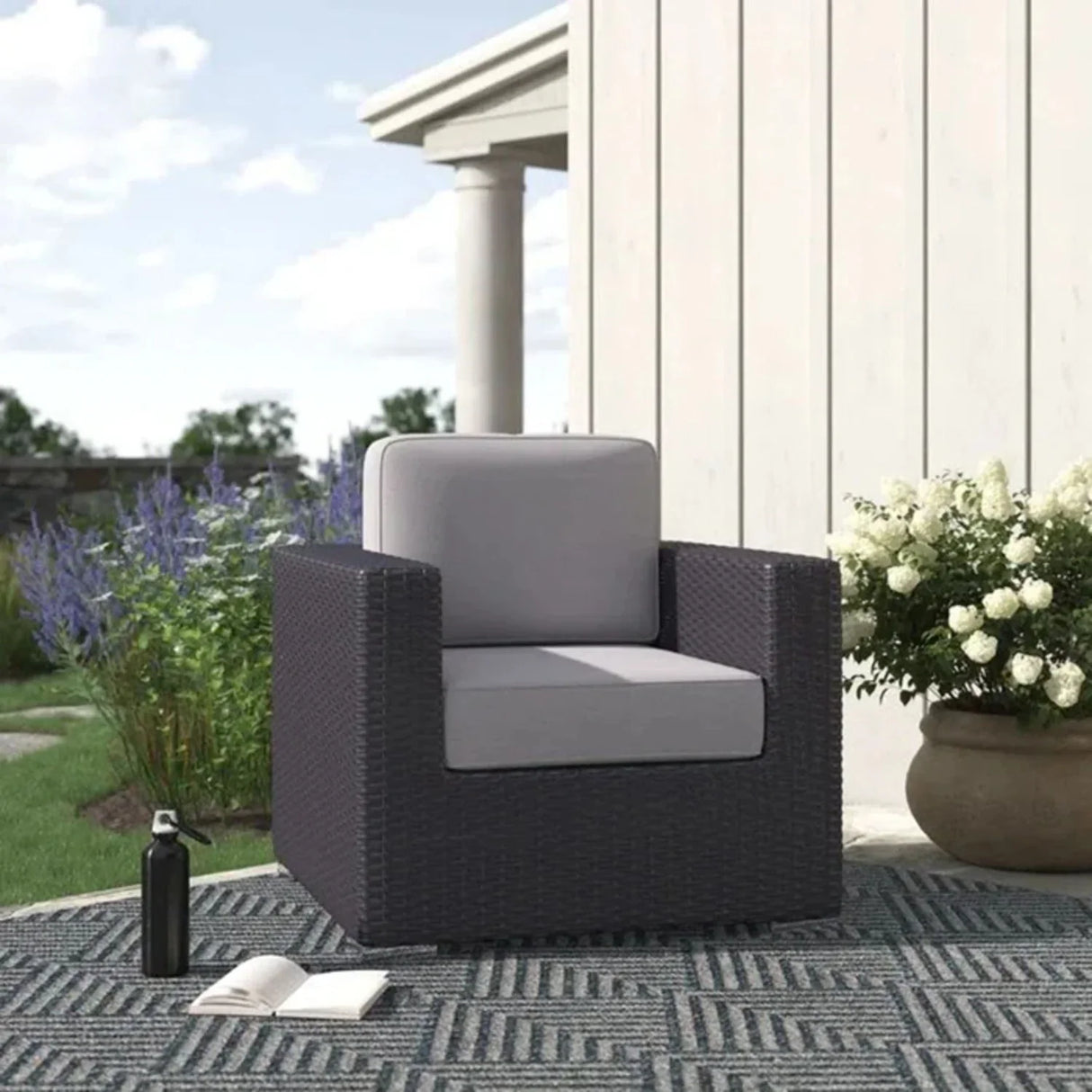 Patio Chair With Cushions Stylish Design - Furniture Home Direct