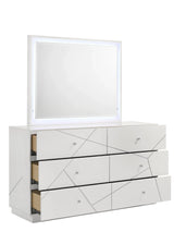 Bedroom Set Queen Bed Dresser Mirror Nightstand White - Furniture Home Direct