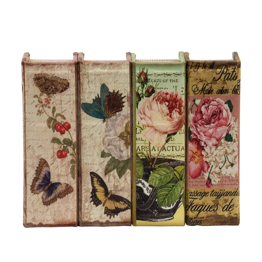 Book Boxes (Set of 4) - Multi - Furniture Home Direct