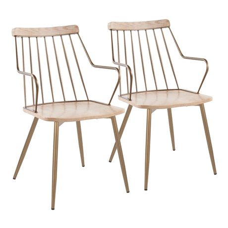 Preston - FarmhouseDining Chair (Set of 2) - Furniture Home Direct