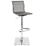 Mirage - Contemporary Adjustable Barstool With Swivel - Furniture Home Direct
