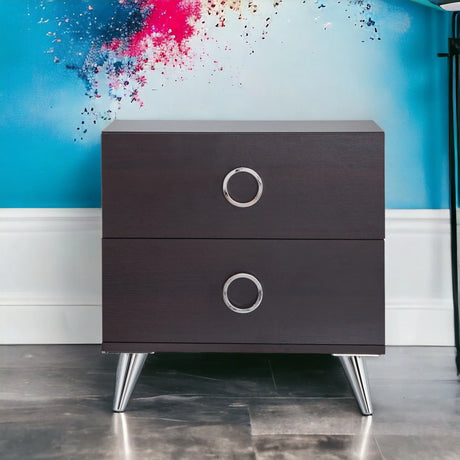 Elms - Accent Table - Espresso - Furniture Home Direct