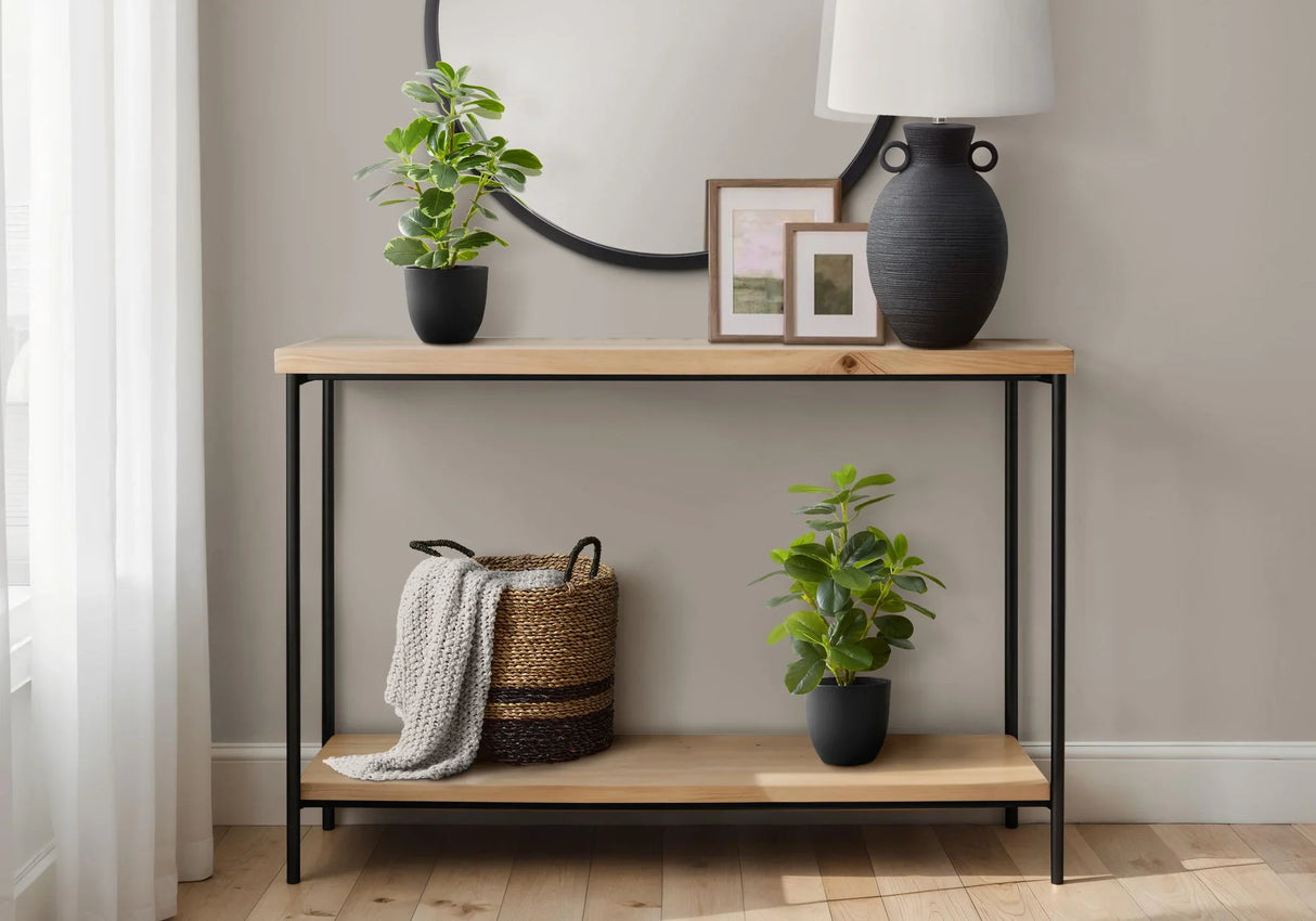 14" Tall, Artificial Plant, Ficus, Indoor, Faux, Fake, Table, Greenery, Potted, Decorative (Set of 2) - Green / Black - Furniture Home Direct
