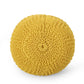 Bordeaux - Knitted Cotton Round Pouf Ottoman - Furniture Home Direct
