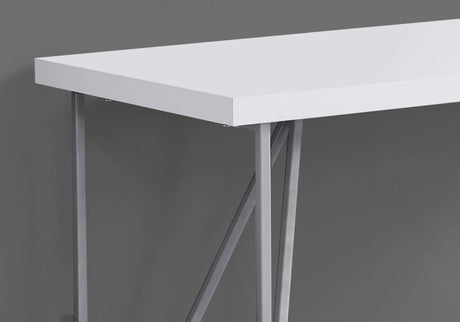 Computer Desk For Home Office Laptop, Contemporary & Modern - White - Furniture Home Direct