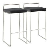 Fuji - Contemporary And Elegant Design Stackable Barstool - Furniture Home Direct