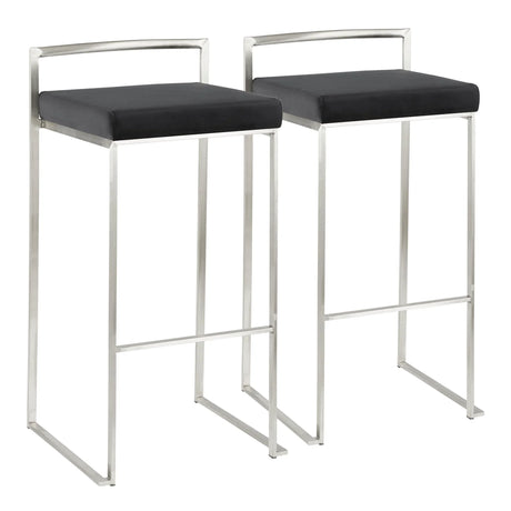 Fuji - Contemporary And Elegant Design Stackable Barstool - Furniture Home Direct