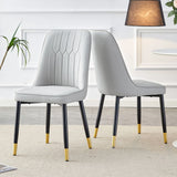 Modern Chair With Metal Legs - Furniture Home Direct
