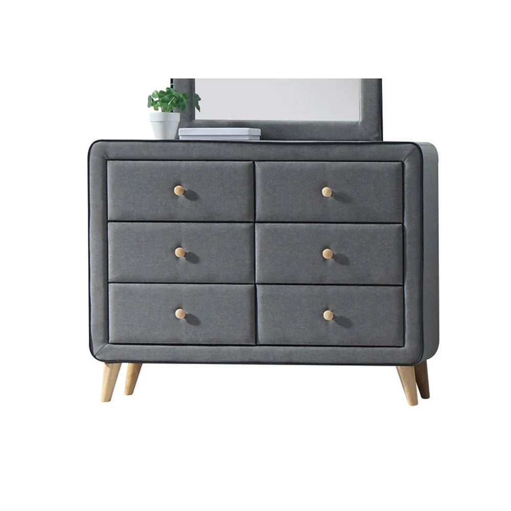 Valda - Dresser - Light Gray - Furniture Home Direct