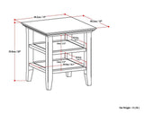 Acadian - Handcrafted End Table - Furniture Home Direct
