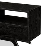 Modern Scandi 3 Door Low Profile TV Stand For TVs Up To 80" - Furniture Home Direct