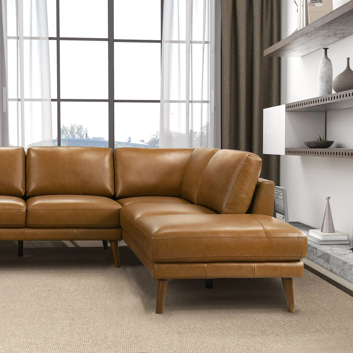Benson - Sectional Sofa With Chaise - Furniture Home Direct