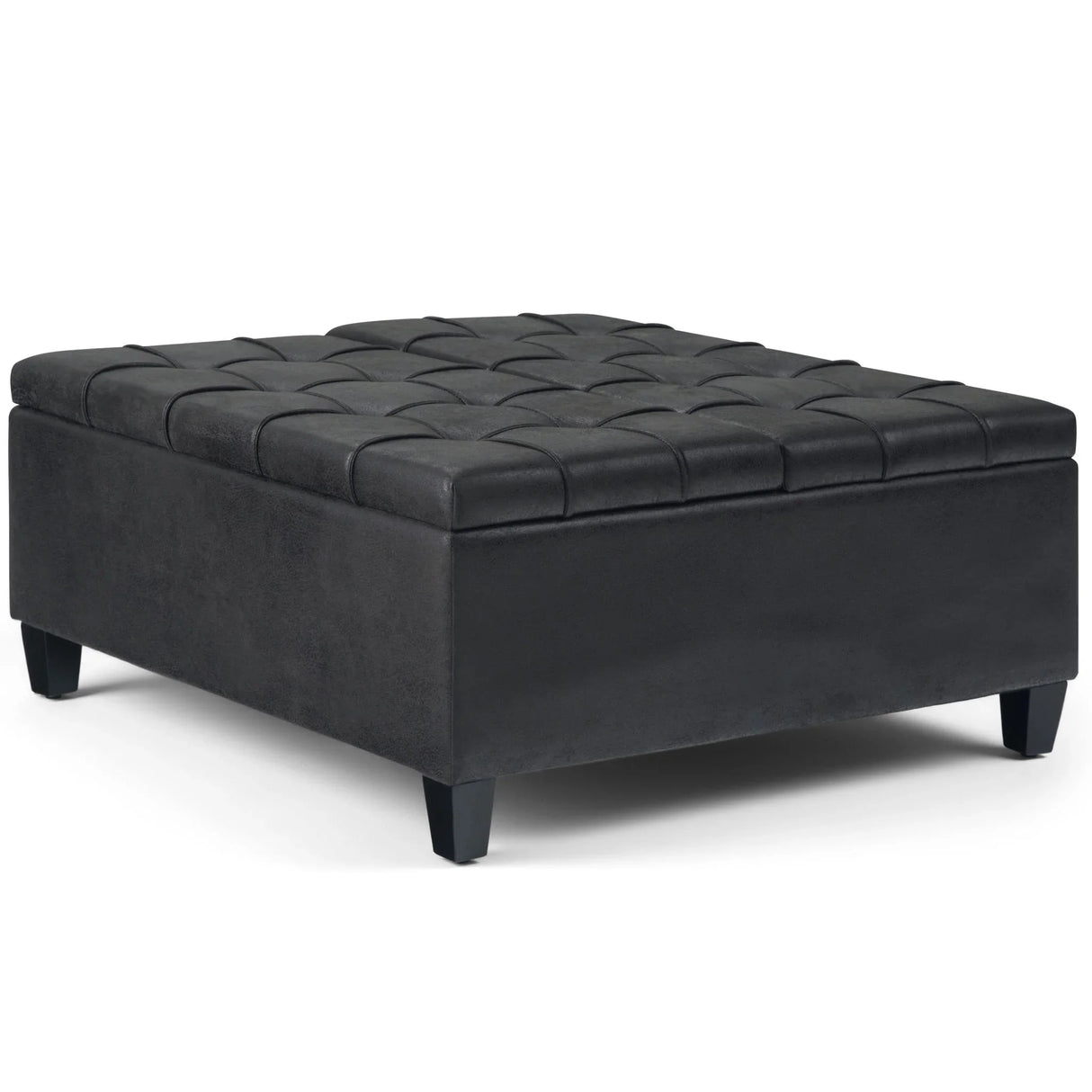 Harrison - Upholstered Coffee Table Storage Ottoman - Furniture Home Direct