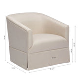 Earl - Skirted Swivel Chair - Furniture Home Direct