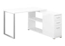 Computer Desk, Home Office, Corner, Left, Right Set - Up, Storage Drawers, L Shape, Laptop, And Contemporary & Modern - Furniture Home Direct