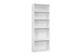 Bookshelf, Bookcase, 6 Tier, For Office, Transitional - Furniture Home Direct