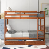 Bunk Bed With Ladders And 2 Storage Drawers - Furniture Home Direct