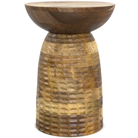 Boyd - Handcrafted Wooden Accent Table - Furniture Home Direct