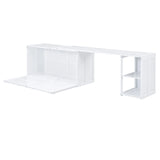 Modern Cabinet Bed With Desk and Storage - Queen Size - Furniture Home Direct
