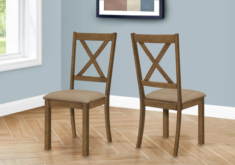Dining Chair Side, Upholstered For Dining Room, Transitional (Set of 2) - Furniture Home Direct