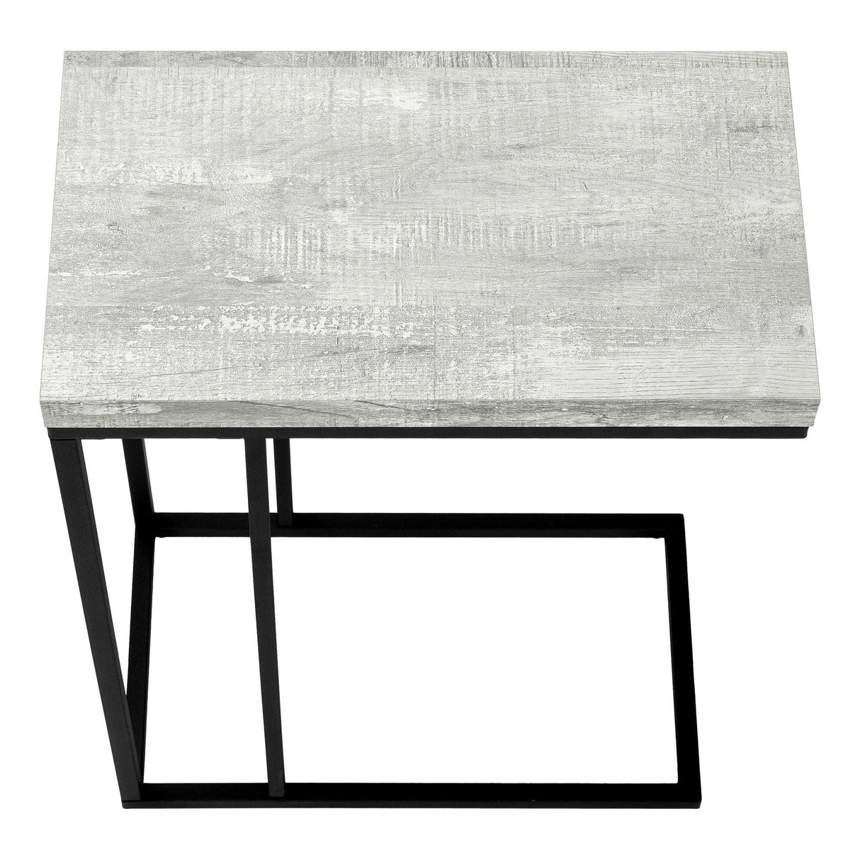 C-Shaped Accent Table For Living Room - Furniture Home Direct