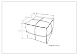 Brody - Versatile Square Pouf - Furniture Home Direct