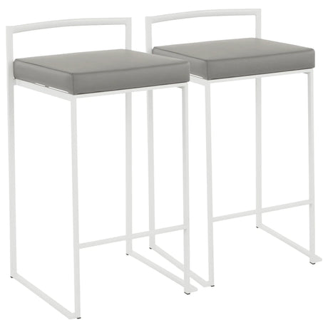 Fuji - Simple Elegance, Contemporary Stackable Counter Stool - Furniture Home Direct