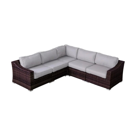 Outdoor Wicker Sofa Seating Group With Cushions - Furniture Home Direct